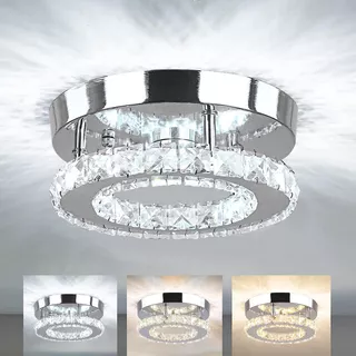Lámparas De Techo Colgante Led Cristal Moderna Decorativas