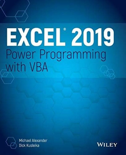 Libro:  Excel 2019 Power Programming With Vba