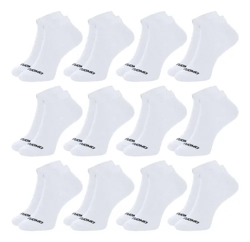 Kit 12 Pares Meia Masculina Cano Curto Soquete Algodao Duomo