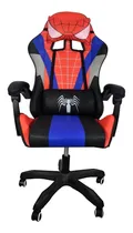 Comprar Silla Gamer Spider Barata Ergonomica Ajustable Reclinable Color Negro Material del tapizado Cuero sintético