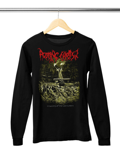 Camiseta Manga Larga Black Metal Rotting Christ C4