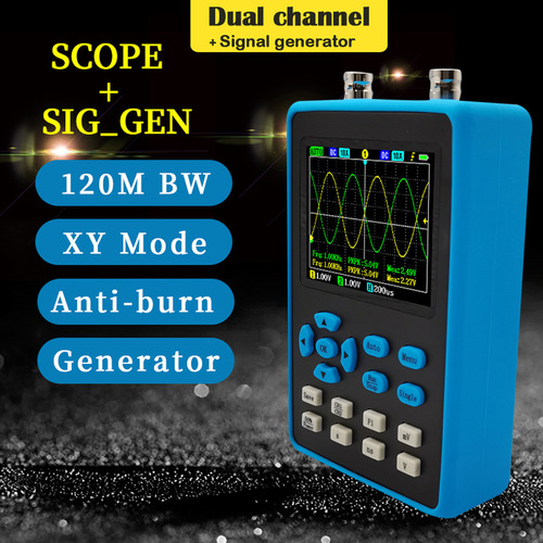 A Osciloscopio Portátil Dso2512g Lepmerk 120 M Hz