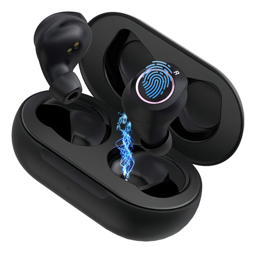 Fone de ouvido in-ear sem fio Muzili A3 preto