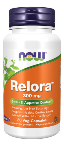 Supplement Now Relora 300 Mg 60 Cápsulas Vegetarianas