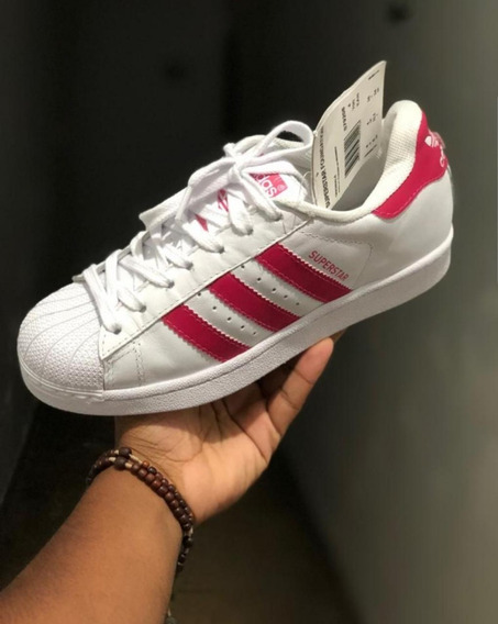 adidas superstar rosa camurça feminino