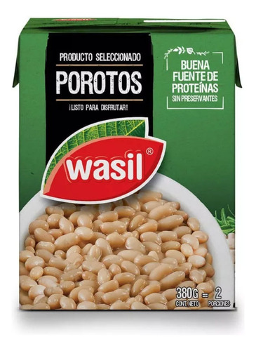 Wasil Porotos Blancos Listos 380g