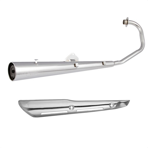 Escape Original Silencioso Titan 150 2004/2008 Com Protetor