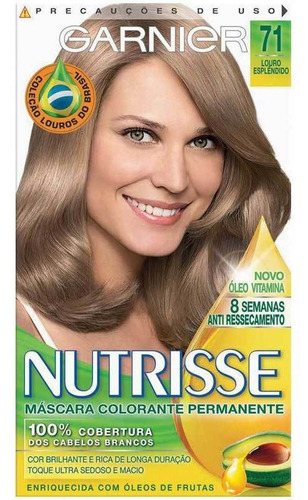 Tintura Nutrisse Garnier Louro Esplendido Claro 7.1