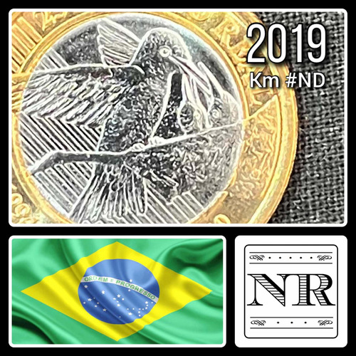 Brasil - 1 Real - Año 2019 - 25° Del Real - Colibri