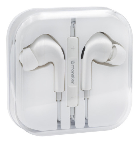 M21wt Audif. Monster Alambrico M/libres 3.5mm Blanco