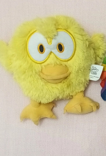Peluche Sin Sonido Pollito Pío - La Granja De Zenón Amarillo