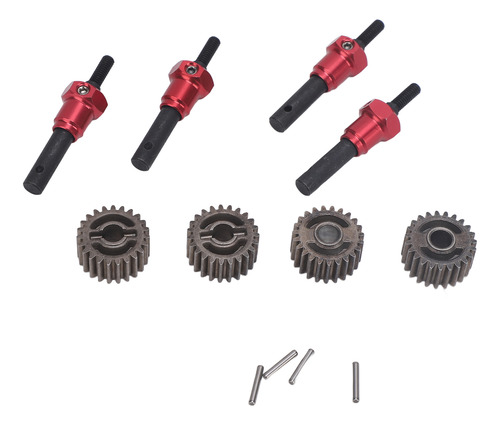 Eje De Transmisión Para Coche Rc, 4 Piezas, Portal Stub Axle