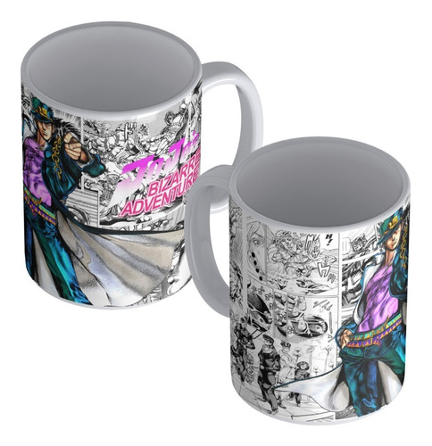 Taza Polimero Plastico Jojos Bizarre Adventure Jotaro Kujo