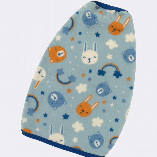 Poncho Polar Chaleco Estampado Perros Ropa Invierno Abrigo Talle 7 --- Conejitos