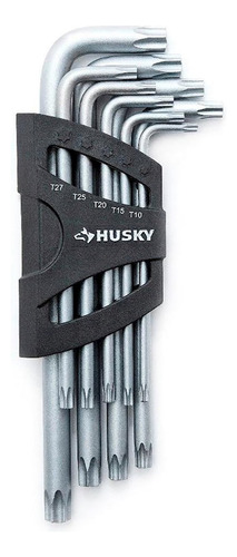 Husky Juego De Llaves En L Torx De Brazo Largo 9 Piezas