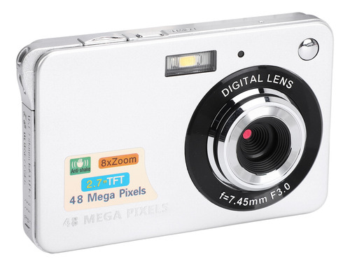 Cámara Digital Antivibración Con Pantalla Lcd Tft De 2,7 Pul