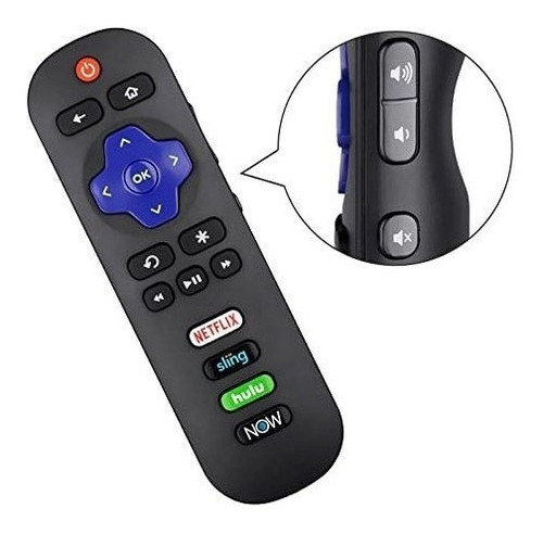 Control Rc280  Remoto Para Tcl Roku Smart Led Tv Infrarojo