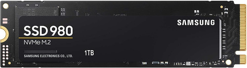 Disco sólido SSD interno Samsung 980 MZ-V8V1TOBW 1TB negro
