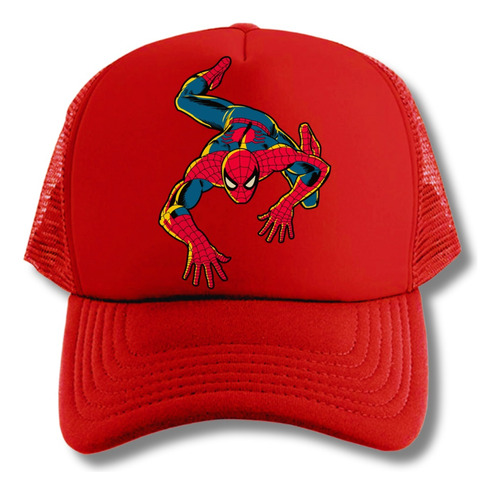 Gorra Sorprendente Hombre Araña Series Geek Red Truckers X