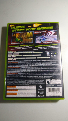 Ben 10 Galactic Racing Xbox 360 Lenny Star Games