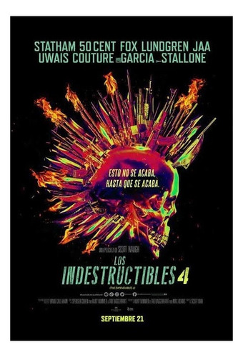 Poster Los Indestructibles 4.