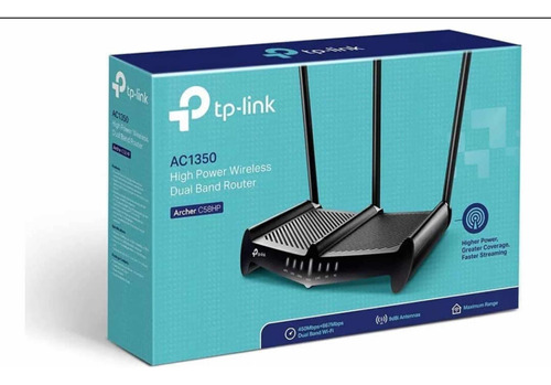 Router Tp-link Wifi Doble Banda De Alta Potencia Ac1350