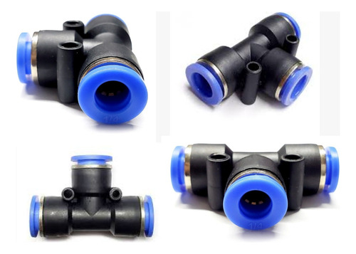 10pzs Tee Unión 4mm