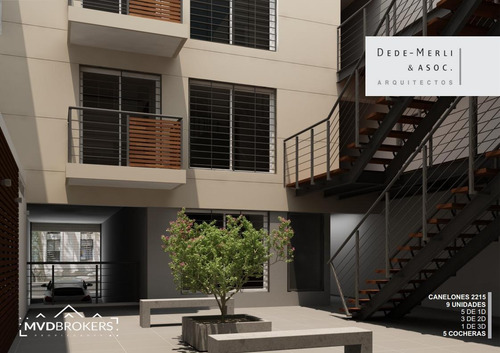 Imagen 5 de 10 de Canelones 2215 (102) - Venta Apartamento 1 Dormitorio En Parque Rodó - Inversión Vis - En Obra Estrena 2022!