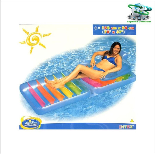 Silla Sillon Flotador Inflable Convierte En Colchoneta 58870