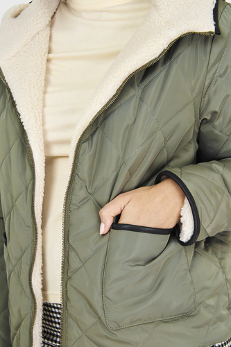 Chaqueta Reversible Oliva Nicopoly