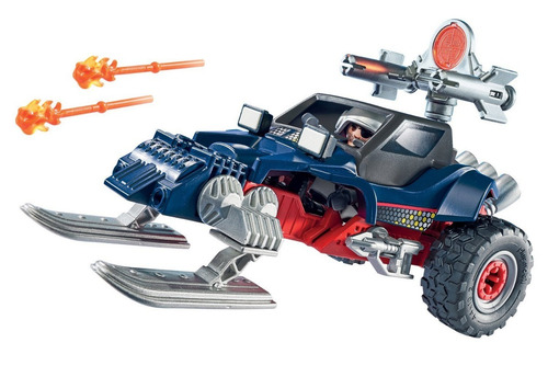 Todobloques Playmobil 9058 Racer Con Pirata De Hielo !!