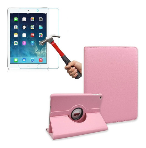 Funda Protector + Mica Vidrio Para iPad 9.7 5ta A1822 A1823