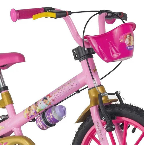 Bicicleta Infantil Princesas Aro 12 - Nathor
