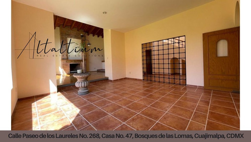 Casa En Venta Calle Paseo De Los Laureles No. 268, Casa No. 47, Bosques De Las Lomas, Cuajimalpa, Cdmx. Vg5-di