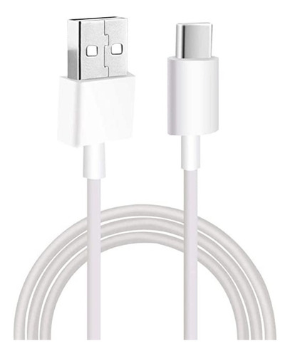 Cabo Tipo C Reforçado Carregador Usb Celular Android Turbo Cor Branco