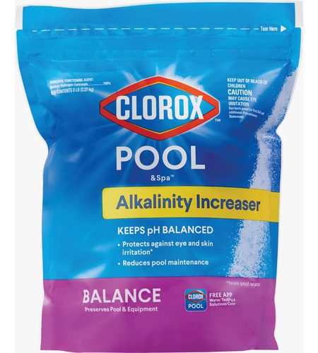 Clorox Pool & Spa Aumentador De Alcalinidad Para Piscinas 