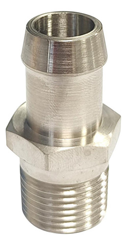 1/2 Npt A 5/8 Barb Conector Cromado Bomba De Agua Montaje