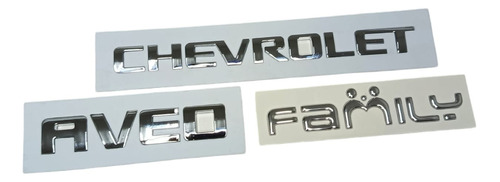 Emblemas Traseros Chevrolet Aveo Family