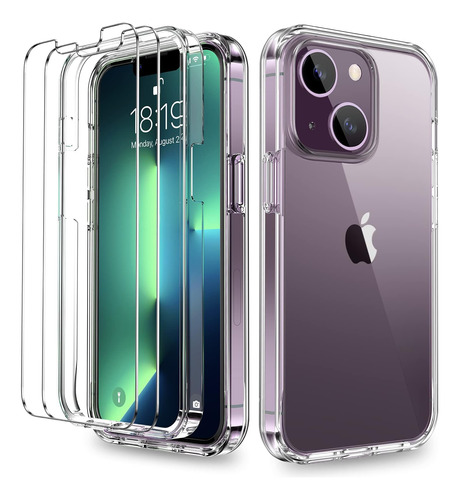 Funda Coolqo Para iPhone 14 Plus Kick C/cam Pant Clear