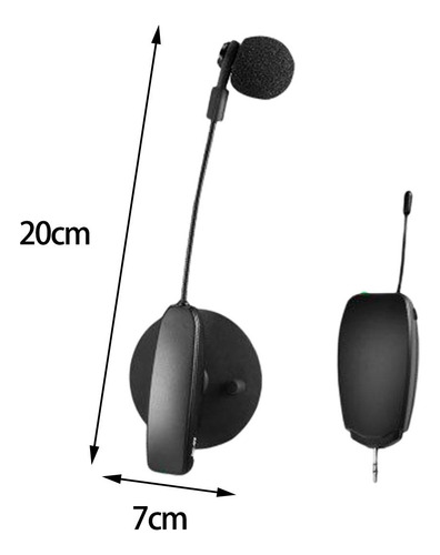 Micrófono De Instrumento Inalámbrico Uhf Con Clip Con Caso