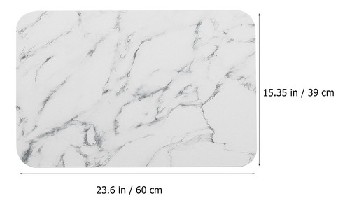 Alfombrilla De Baño De Diatomita 1 Almohadilla De Mármol Abs Alfombrilla De Baño De Diatomita 1 Almohadilla De Mármol Abs