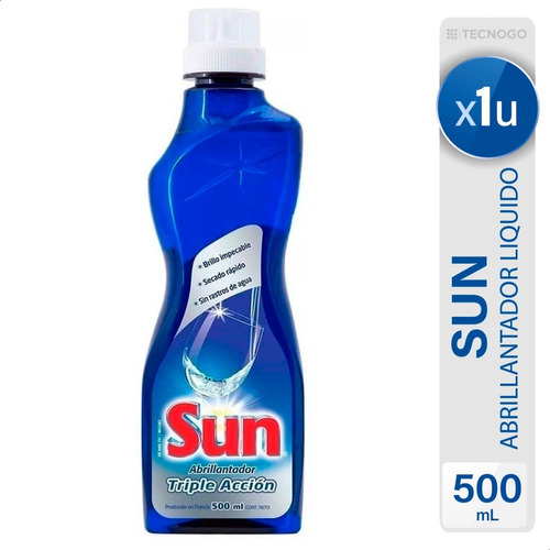 Detergente Para Lavavajillas Sun Abrillantador Sintético