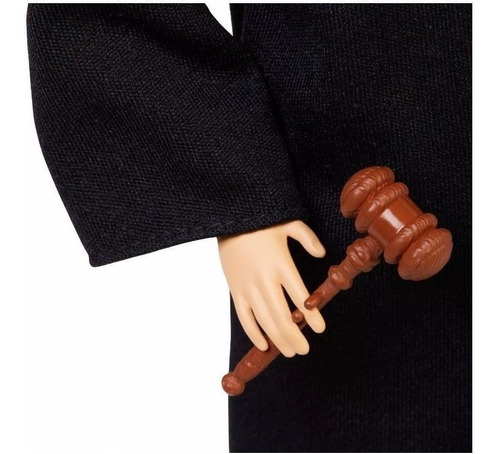 Imagem 4 de 8 de Barbie Juíza Direito Profissões Cabelo Preto Mattel Ms Sj