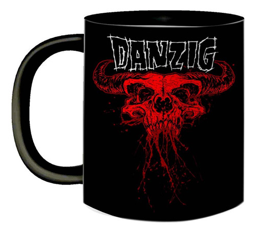 Caneca De Porcelana Metal Rock Banda Danzig Heavy Metal 90