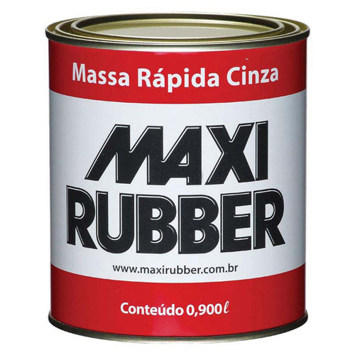 Adesivo Plástico Cinza 800g Maxi Rubber