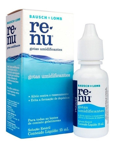 Gotas Umidificante 15ml - Renu - Bausch & Lomb