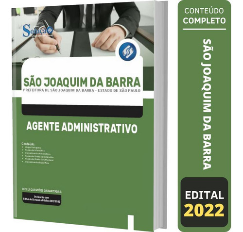 Apostila São Joaquim Da Barra Sp - Agente Administrativo
