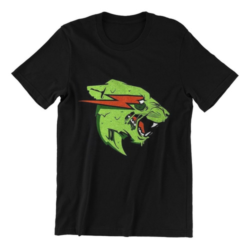 Polera Unisex Mr Beast Verde Youtuber Algodon Estampado