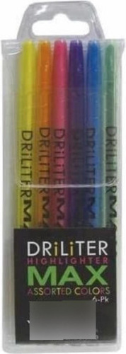 Driliter Max 6 Piezas Multicolor, Paquete 6