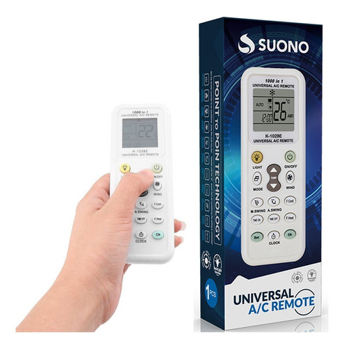 Imagen 7 de 10 de Control Remoto Universal De Aire Acondicionad Frio Calor